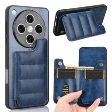 Per OPPO Find X8 Pro Custodia per telefono con motivo a mucca e carta da cucire (blu)