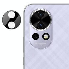 Per Huawei nova 12 / nova 13 imak Pellicola in vetro per obiettivo fotocamera posteriore Versione nera