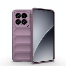 Per Xiaomi 15 5G Magic Shield TPU + Custodia in flanella per telefono (viola)