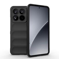 Per Xiaomi 15 Pro 5G Magic Shield TPU + Custodia in flanella per telefono (nero)