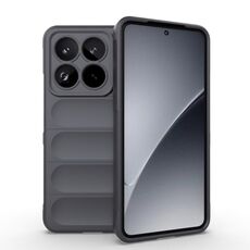 Per Xiaomi 15 Pro 5G Magic Shield TPU + Custodia in flanella per telefono (grigio scuro)