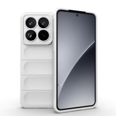 Per Xiaomi 15 Pro 5G Magic Shield TPU + Custodia in flanella per telefono (bianco)