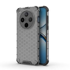 Per OPPO Find X8 5G Custodia antiurto a nido d'ape per telefono (nero)