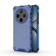 Per OPPO Find X8 5G Custodia antiurto a nido d'ape per telefono (blu)