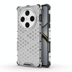 Per OPPO Find X8 Pro 5G Custodia antiurto a nido d'ape per telefono (bianca)