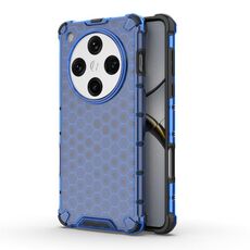 Per OPPO Find X8 Pro 5G Custodia antiurto a nido d'ape per telefono (blu)
