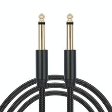Cavo audio per chitarra elettrica TRS maschio-maschio da 6,35 mm 1/4, lunghezza: 3 m