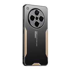 Per OPPO Find X8 Blade Series TPU Hybrid Metal Phone Case (oro)