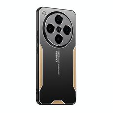 Per OPPO Find X8 Pro Blade Series Custodia per telefono in metallo ibrida in TPU (oro)