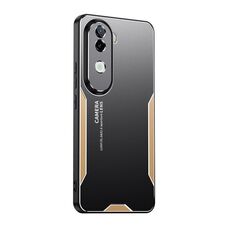 Per vivo iQOO Z9S Blade Series TPU Hybrid Metal Phone Case (oro)