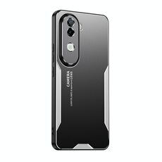 Per vivo iQOO Z9S Blade Series TPU Hybrid Metal Phone Case (Argento)