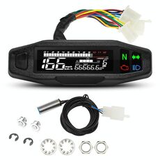 Strumento elettronico per velocità del livello del carburante HD LCD per moto