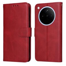 Per OPPO Find X8 Classic Custodia in pelle con texture di vitello Flip (rosso)