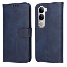 Per vivo V40 Lite 4G / 5G IDN Classic Calf Texture Custodia in pelle Flip per telefono (blu)
