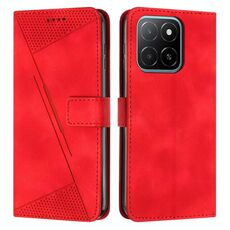 Per Honor X5b / X5b Plus Dream Triangle Custodia in pelle per telefono con cordino (rosso)