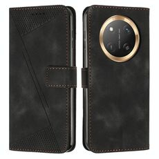 Custodia per telefono in pelle con cordino Dream Triangle For Honor X9c (nero)