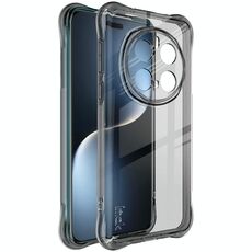 Per Honor Magic7 Pro 5G imak Custodia antiurto in TPU per telefono Airbag (nero trasparente)