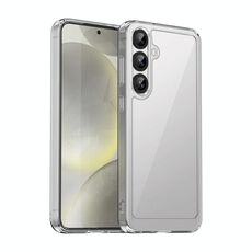 Per Samsung Galaxy S25+ 5G Custodia per telefono in TPU ibrida acrilica serie colorata (trasparente)