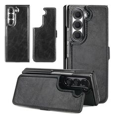 Per Samsung Galaxy Z Fold5 VIETAO Custodia per telefono in PU staccabile con MagSafe RFID integrato (nero)