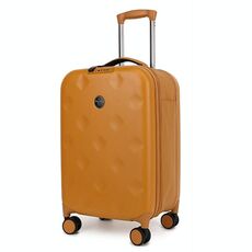 Valigia trolley universale pieghevole portatile da 24 pollici con lucchetto a combinazione TSA (giallo)