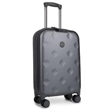 Valigia trolley universale pieghevole portatile da 24 pollici con lucchetto a combinazione TSA (grigio)