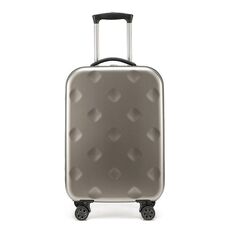 Valigia trolley universale pieghevole portatile da 24 pollici con lucchetto a combinazione (grigio)