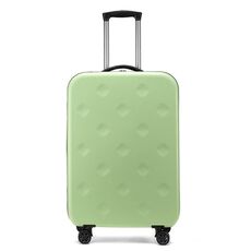 Valigia trolley universale pieghevole portatile da 24 pollici con lucchetto a combinazione (verde)