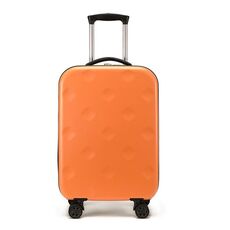 Valigia trolley universale pieghevole portatile da 28 pollici con lucchetto a combinazione (arancione)