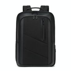 Zaino multifunzionale da 18 pollici, grande capacità, impermeabile, a doppia spalla, con interfaccia USB (nero)