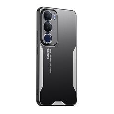 Per vivo Y19S 4G Blade Series TPU Hybrid Metal Phone Case (Argento)