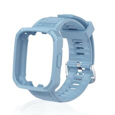 Per cinturino in silicone integrato con trama in fibra di carbonio Redmi Watch 3 (blu)
