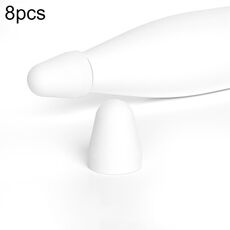Per Xiaomi Stylus Pen 2 8 pezzi / set Copri pennino stilo in silicone resistente all'usura (bianco)