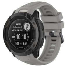Per cinturino di ricambio in silicone sportivo Garmin Instinct 2X (grigio)