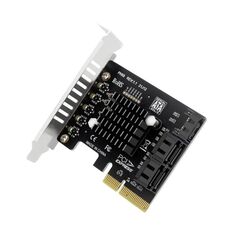 Scheda di espansione PCI-E a 5 SATA 3.0 (deflettore semi alto)