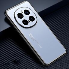 Custodia per telefono in metallo satinato per Honor Magic7 Pro (blu)