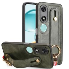 Custodia per telefono in pelle con cinturino For Honor Play9C (verde)