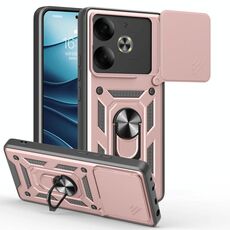 Per Tecno Pova 6 Custodia per fotocamera scorrevole in TPU+PC (oro rosa)