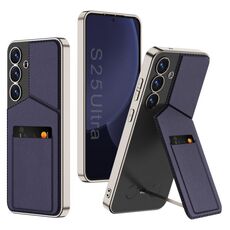 Per Samsung Galaxy S25 5G GKK Rotor Bracket Custodia per scheda incassata Custodia per telefono a copertura totale (viola)