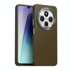 Per la custodia del telefono IMD della serie in fibra di carbonio Redmi 14R (marrone)