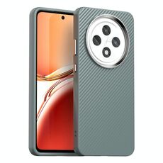 Per OPPO Reno12 F 5G Custodia per telefono IMD in fibra di carbonio (grigio)