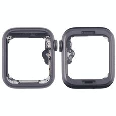 Per Apple Watch Series 5 40MM GPS in lega di alluminio con piastra per lunetta centrale e cavo flessibile per asse di rotazione della corona (grigio)