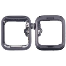 Per Apple Watch Series 4 44MM LTE Piastra lunetta centrale in lega di alluminio con cavo flessibile Crown Spin Axis (grigio)