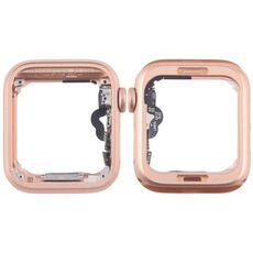 Per Apple Watch Series 4 44MM LTE Piastra lunetta centrale in lega di alluminio con cavo flessibile Crown Spin Axis (oro)