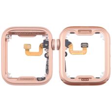 Per Apple Watch Series 6 44MM LTE Piastra lunetta centrale in lega di alluminio con cavo flessibile Crown Spin Axis (oro)