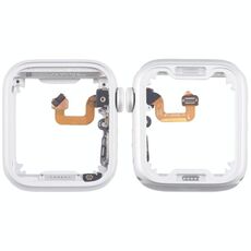 Per Apple Watch Series 6 44MM GPS in lega di alluminio con lunetta centrale e cavo flessibile per asse di rotazione della corona (argento)