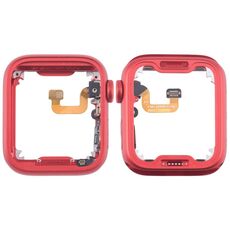 Per Apple Watch Series 6 44MM GPS in lega di alluminio con lunetta centrale e cavo flessibile per asse di rotazione della corona (rosso)