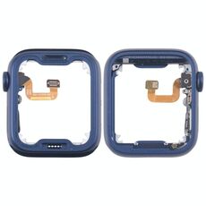 Per Apple Watch Series 6 44MM GPS in lega di alluminio con lunetta centrale e cavo flessibile per asse di rotazione della corona (blu)
