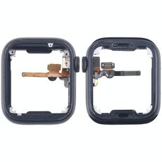 Per Apple Watch Series 7/8/9 41MM GPS in lega di alluminio con piastra per cornice centrale e cavo flessibile per asse di rotazione della corona (mezzanotte)