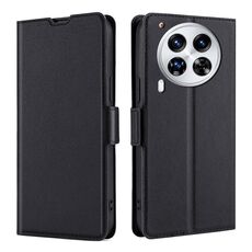 Per Tecno Camon 30 Premier 5G Custodia in pelle con fibbia laterale ultrasottile e flip orizzontale (nero)