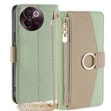 Per vivo V30e 5G Global Crossbody Litchi Texture Custodia in pelle per telefono (verde)
